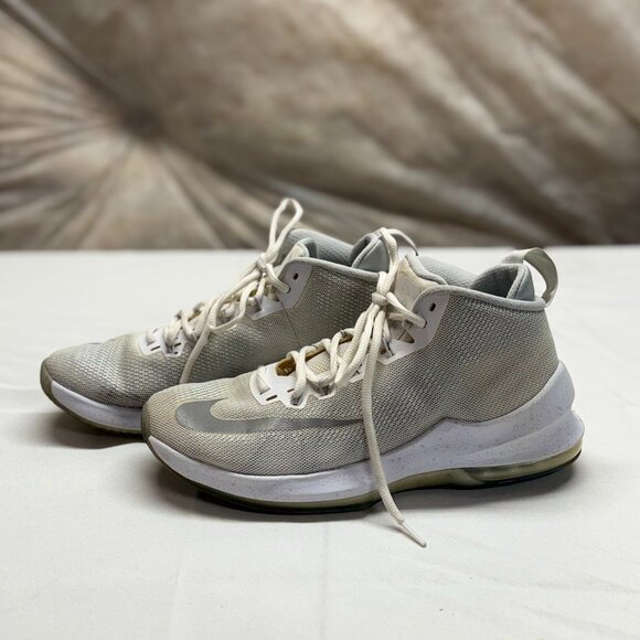 Nike Air Max Infuriate Men's Size 9 Mid Premium Basketball Shoes (AA4439-100) - Picture 3 of 7